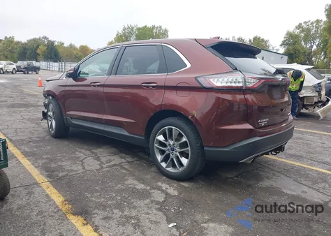 2015 Ford Edge Titanium z USA, uszkodzony, nr VIN 2FMPK4K92FBB00213